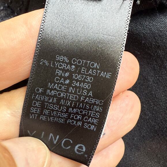 Vince. Dylan Skinny Pants Size 27 Office Stretch Career Closet Basic Capsule - Picture 10 of 16